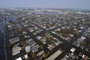 Egy áramszolgáltató a Katrina hurrikán után